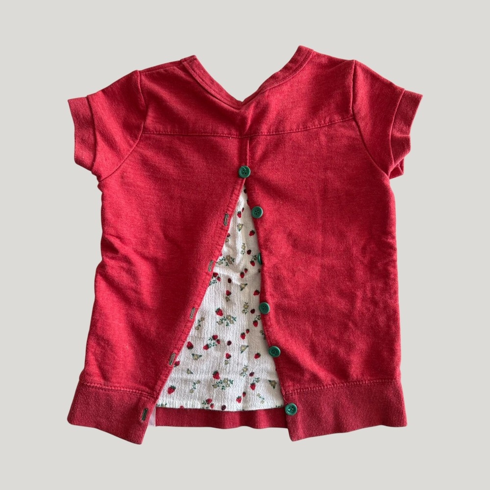 Vintage Harajuku Mini x Target Strawberry Y2K Tee Girls Size XS 4-5 - Picture 2 of 6